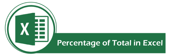 Formula for percentage of total in Excel