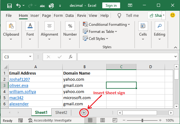 how-many-sheets-are-there-in-excel-workbook-by-default-javatpoint