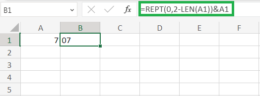 How to add zeros before the number in Excel