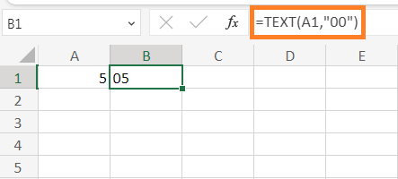 How to add zeros before the number in Excel