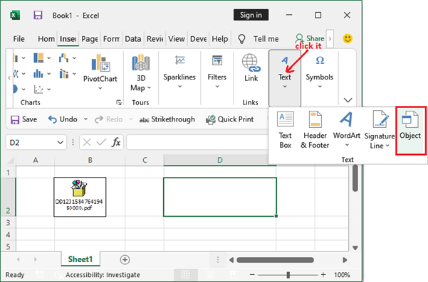 attach-the-file-in-excel