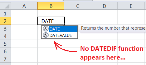 How to calculate age in Excel