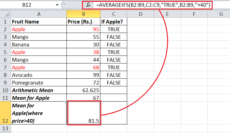 how-to-calculate-mean-in-excel-javatpoint