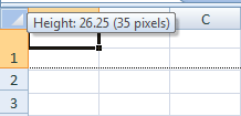 How to Change and Autofit Row Height in Excel