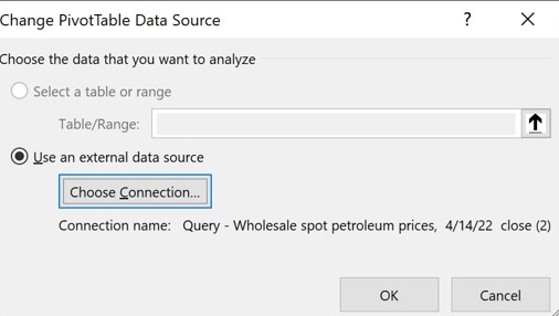 How to Change Data Range in Pivot Table
