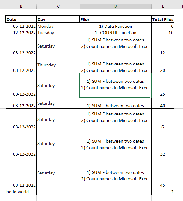 How to change the row color in Excel based on a cells value