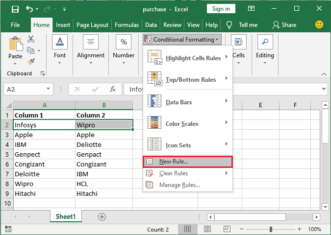 compare-two-columns-in-excel-conditional-formatting-gardenapo