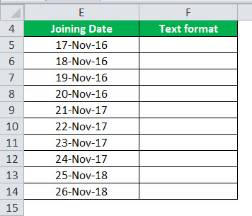 How to convert Date to text in Microsoft Excel