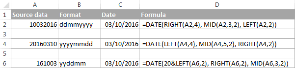 How to convert text to Date and number to Date in Microsoft Excel?