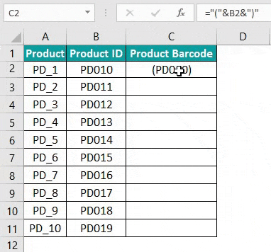 How to create Barcode in Microsoft Excel