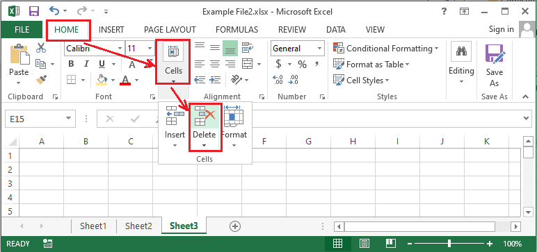 How to delete a Sheet in Excel