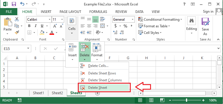 how-to-delete-a-sheet-in-excel-javatpoint