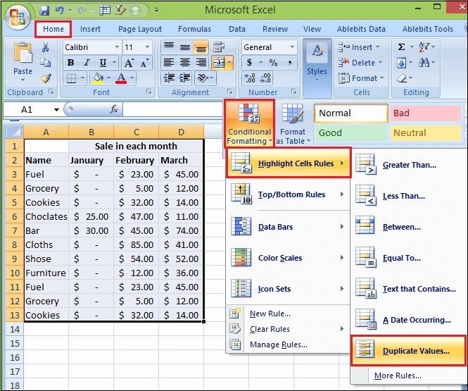 How to Delete Duplicate Rows in Excel