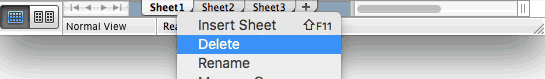 How to Delete Excel Sheet in Mac