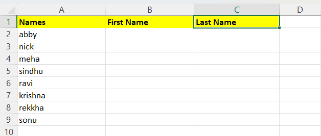 HOW TO DELIMIT IN EXCEL