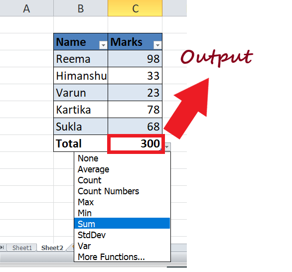 How to do addition in Excel