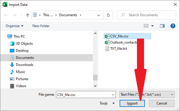 How to easily convert (open or import) a CSV file to Microsoft Excel?