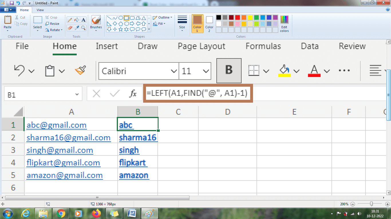How to extract text from Excel cells?