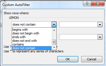 How to filter in Excel