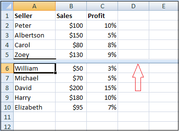 How to Freeze Cells in Excel