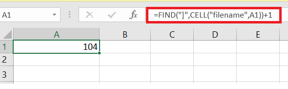 How to get sheet name in Excel