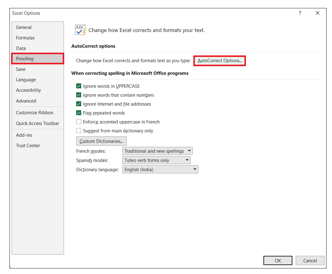 How to insert a tick symbol and cross mark in Excel