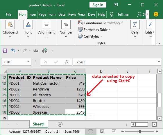 How to insert Excel file in ppt?