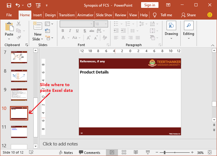 How To Insert An Excel File Into A Powerpoint Slide