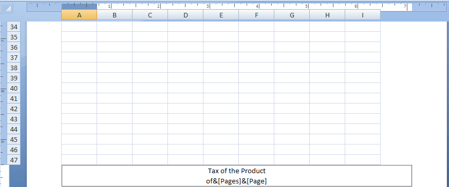 How to insert Page Numbers in Excel?