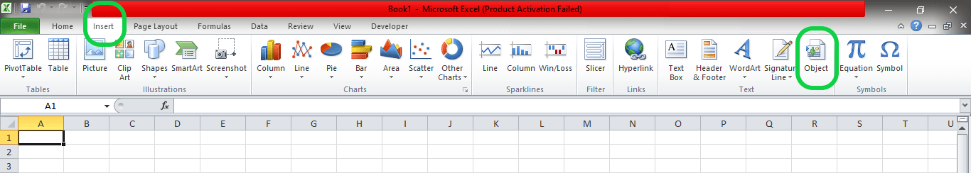 How To Insert PDF in MS Excel
