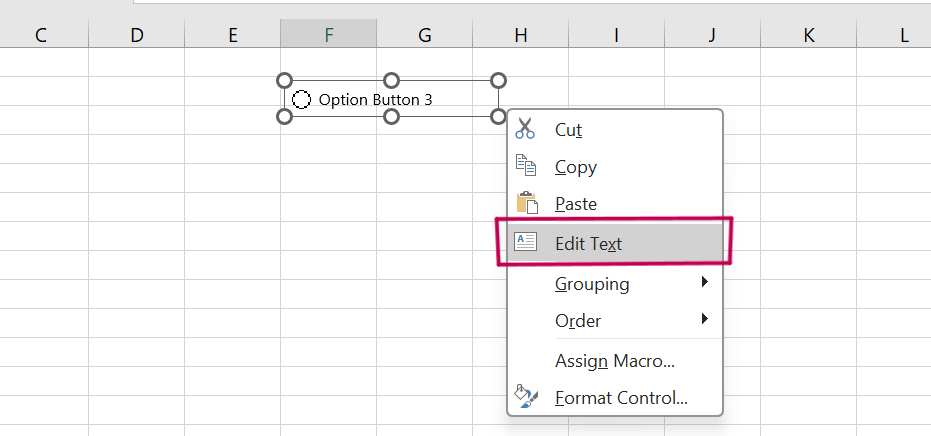 How to Insert Radio Button in Excel