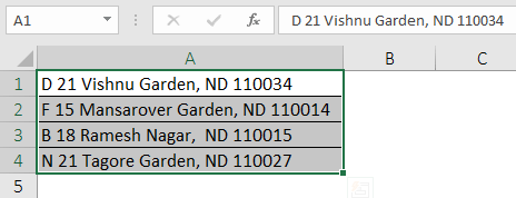 How to insert the New Lines in Microsoft Excel?