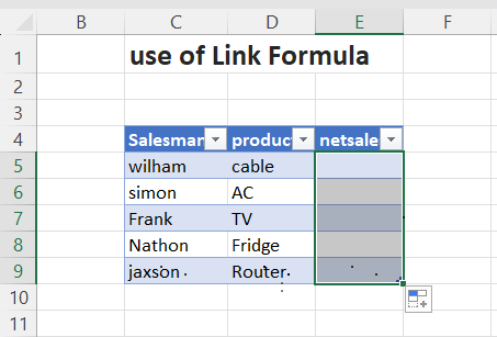 HOW TO LINK EXCEL SHEETS