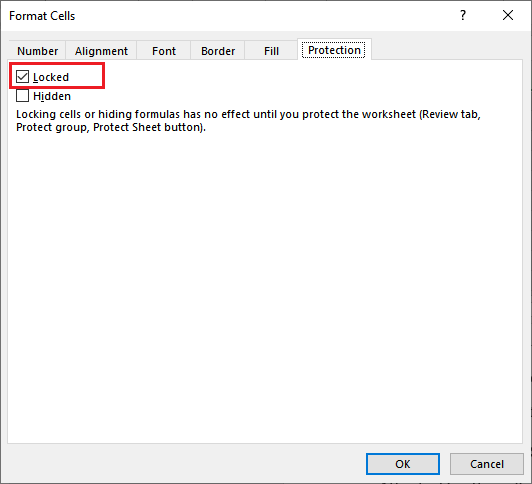 How to lock cells in Excel