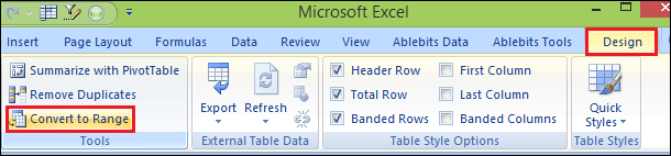 How to Make a Table in Excel