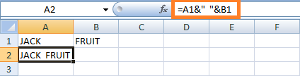 How to merge Cells in Excel without losing the data