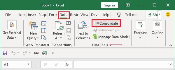 how-to-merge-sheets-in-excel-javatpoint