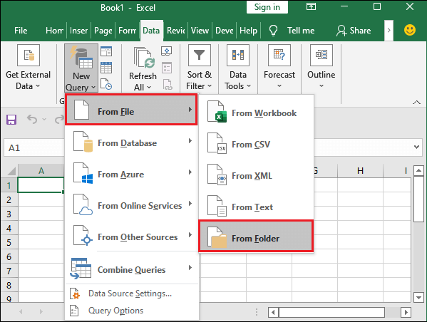 How to merge sheets in excel