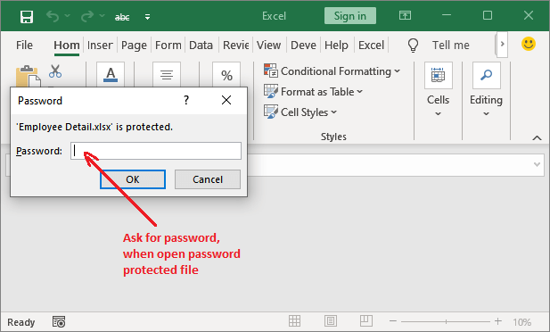 How to password protect an Excel sheet?