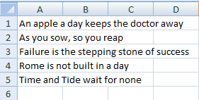 How to Prevent Text Spilling in Excel?