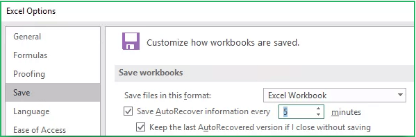 How to recover an Excel file