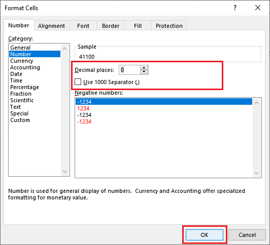 How to remove comma in Excel
