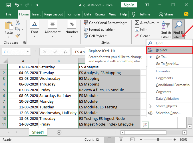 how-to-remove-comma-in-excel-javatpoint