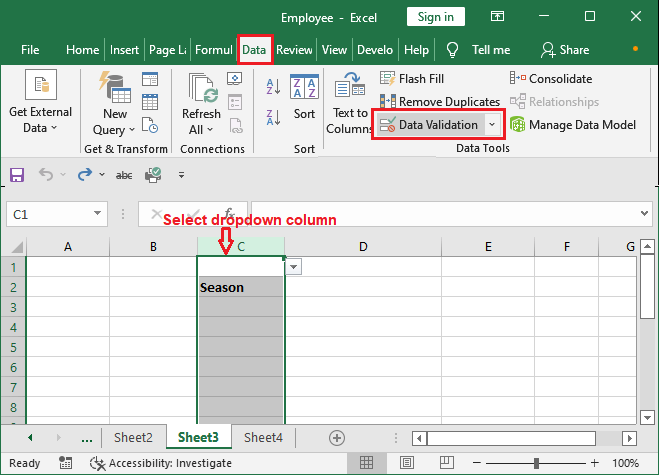 how-to-remove-dropdown-in-excel-javatpoint