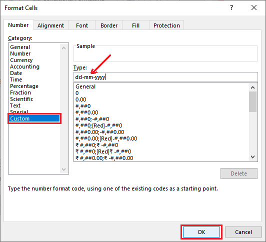 How to remove time from date in excel