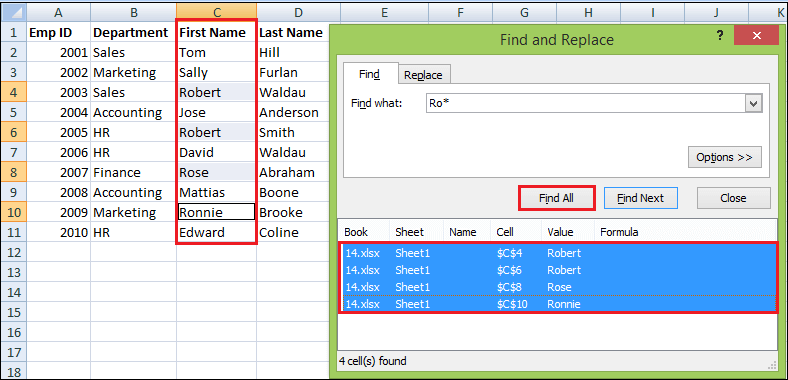 How To Replace Words In Excel With Blank