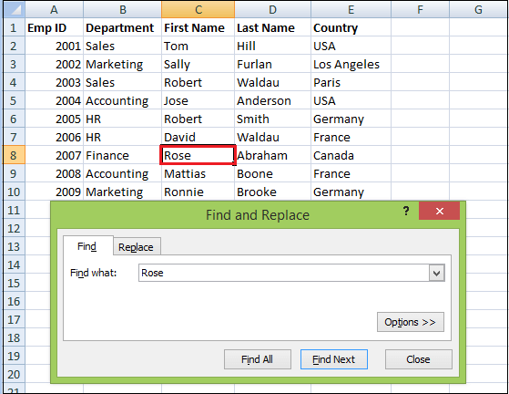 Find First Word In String Excel