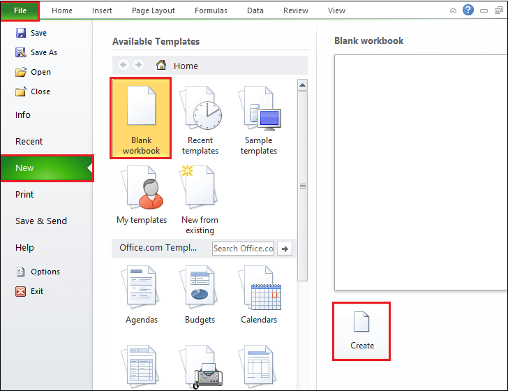 How to save Excel document