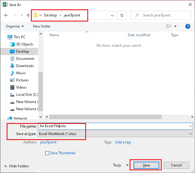 How to attach file in excel - javatpoint