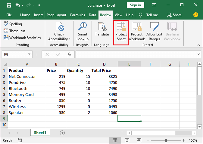 how-to-unlock-cells-in-excel-javatpoint